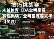 米兰体育-CBA全明星赛赛程揭晓，全明星阵容豪华引关注！